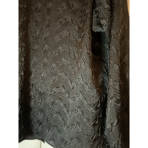 Cato Woman Black Textured Button Up Blouse 22/24W - Picture 6 of 6